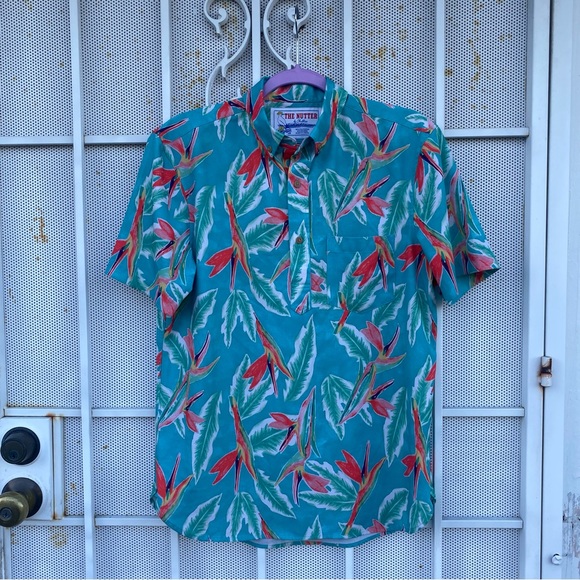 The Nutter by Chubbies  men’s size S short sleeve polo shirt stretch  Hawaiian - Picture 1 of 6